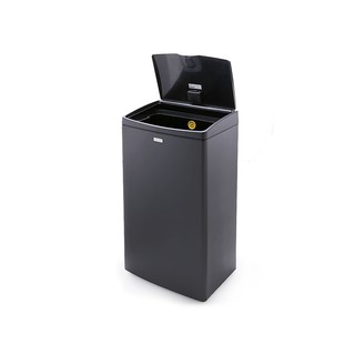 Thùng Rác Fitis Nhấn Mega Đen Nhám 40 Lít