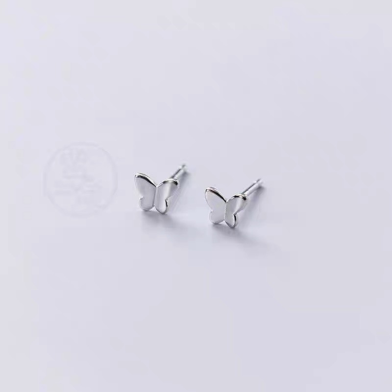 Khuyên titan bướm butterfly super mini chân thẳng