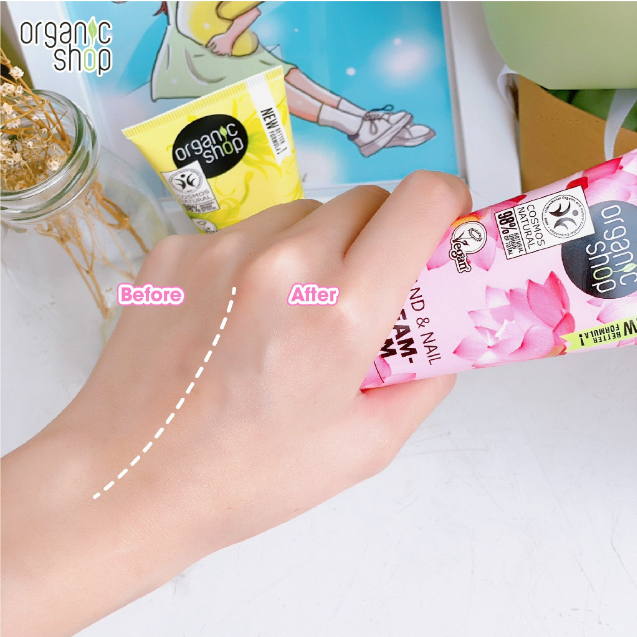 Kem Dưỡng Tay & Móng Organic Shop Hand & Nail Cream