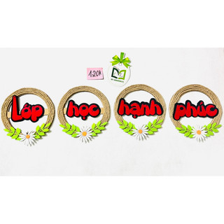 Khẩu hiệu lớp học hạnh phúc Steam