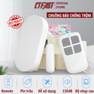 Báo động chống trộm CTFAST, chuông báo khách mở cửa đa chức năng có điều khiển từ xa MC-02
