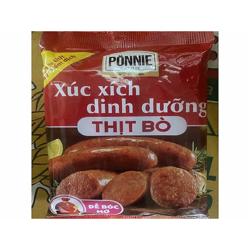 Xúc xích dinh dưỡng PONNIE đủ loại