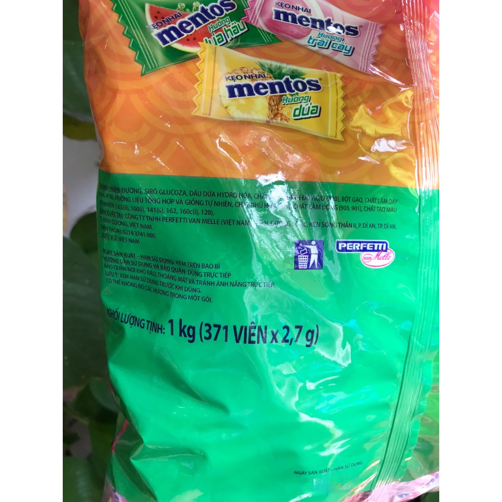 Kẹo Nhai Mentos Hương Trái Cây