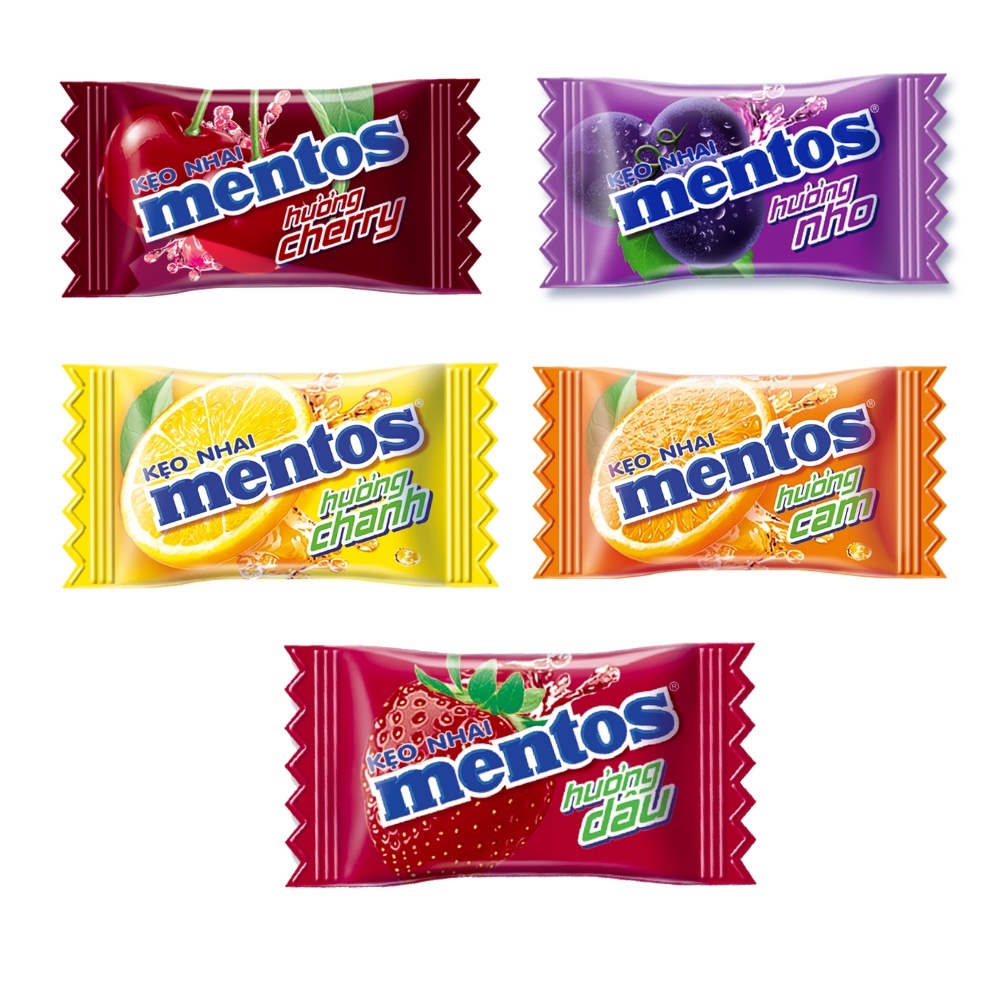 Kẹo Nhai Mentos Hương Trái Cây
