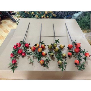 Cành lựu 7 quả cắm bình decor