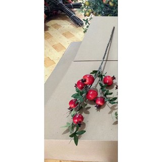 Cành lựu 7 quả cắm bình decor