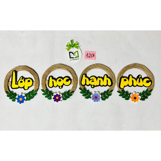 Khẩu hiệu lớp học hạnh phúc Steam