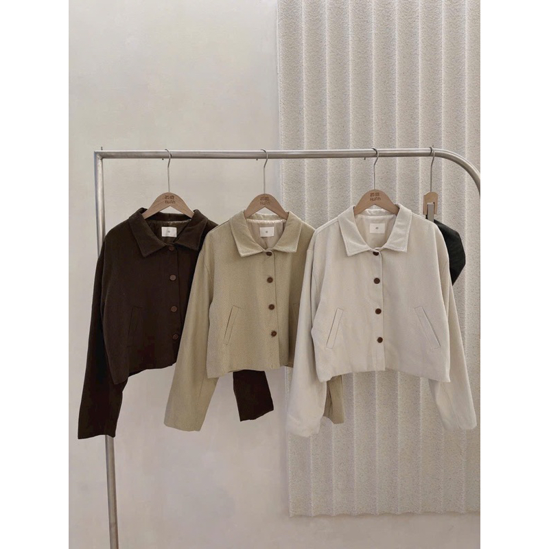 KAYY. Áo khoác kaki tăm mềm lót lụa _ K1031