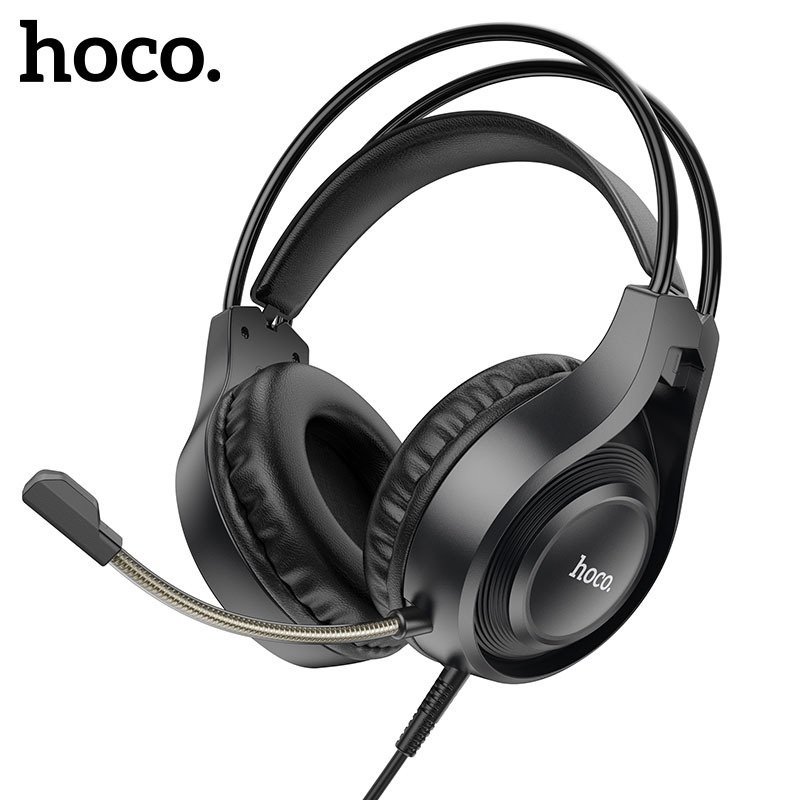 Tai nghe Game Hoco W106 hỗ trợ micro đàm thoại cắm cổng USB máy tính | BigBuy360 - bigbuy360.vn