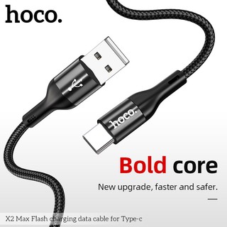 Dây cáp sạc nhanh siêu bền x2 micro usb / type c truyền dữ liệu, sạc nhanh 2.4a , 3a dài 1m/2m