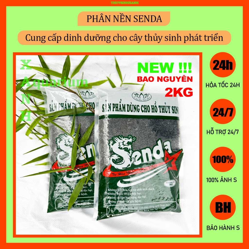 Phân nền thủy sinh Senda [bao 2kg]