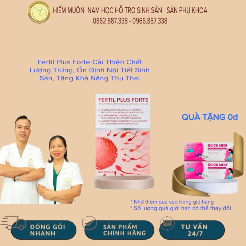 FERTIL PLUS  - Cải thiện chất lượng buồng trứng