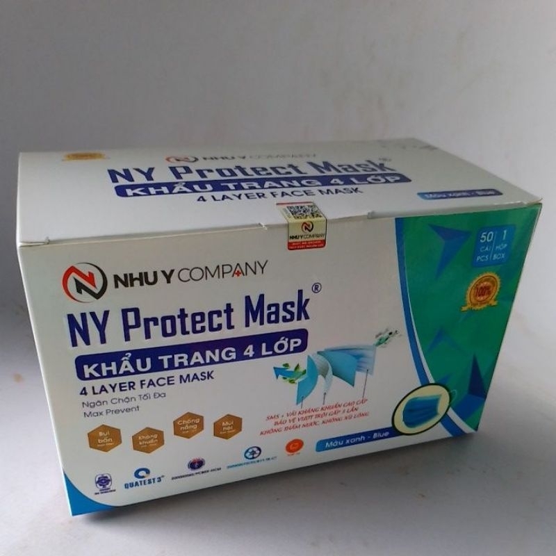Khẩu trang y tế 4 lớp Như Ý / Nhu Y 4-layered medical face masks