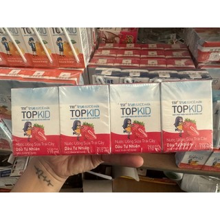 Lốc 4 hộp sữa chua uống tiệt trùng TH True Yogurt Top Kid 110ml