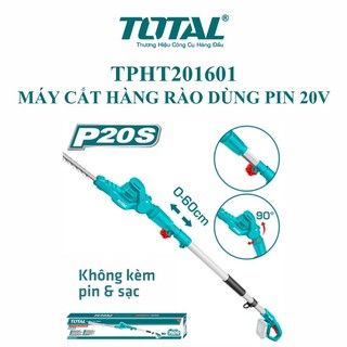 Máy cắt hàng rào dùng pin lithium-ion 20v total tpht201601 hàng chính hãng