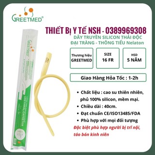 ✅ ỐNG Dây Truyền Silicone Thải Độc Đại Tràng,ống nối cafe,foley ống thông xông tiểu 1 nhánh sonde Nelaton