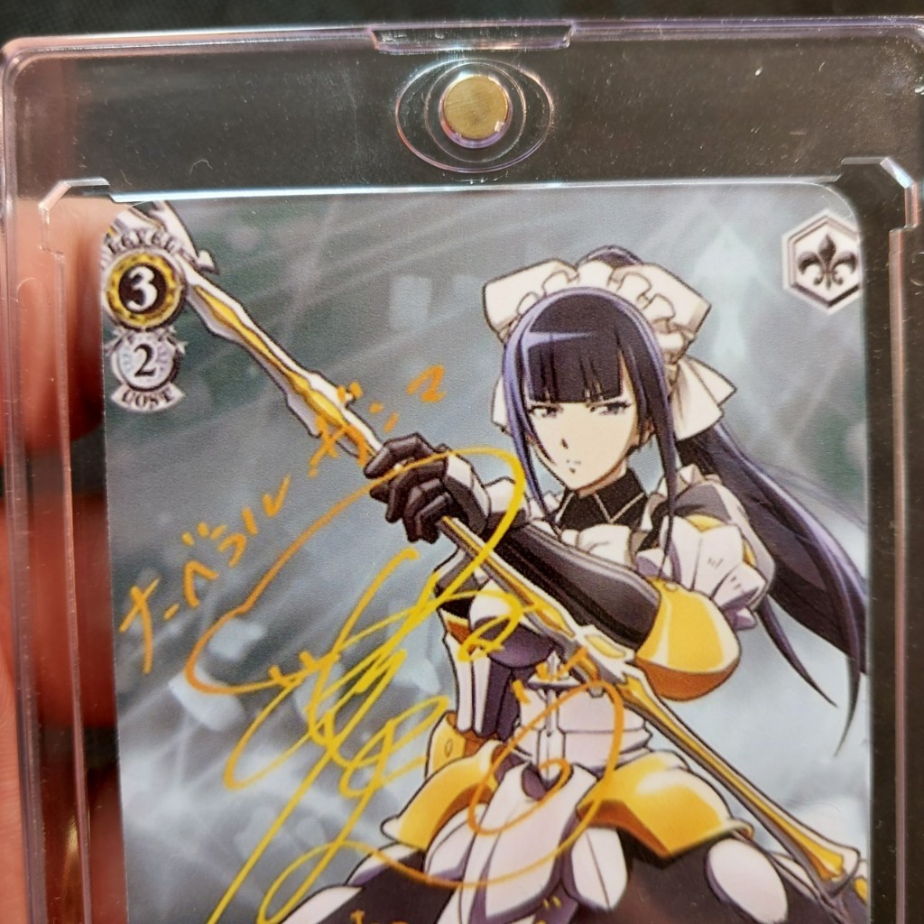 Thẻ Weiss Schwarz Overlord Narberal SP Japanese có signed 2098 1-27