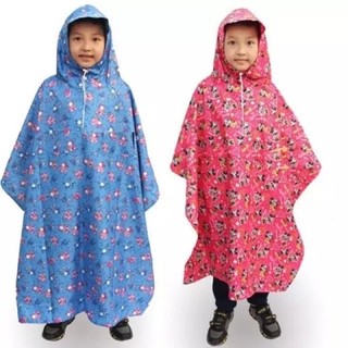 Áo mưa cánh dơi cho bé - Áo mưa cánh dơi trẻ em