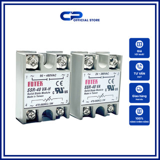 Rơle bán dẫn fotek ssr-40va-h, ssr-60va-h, ssr-100va-h
