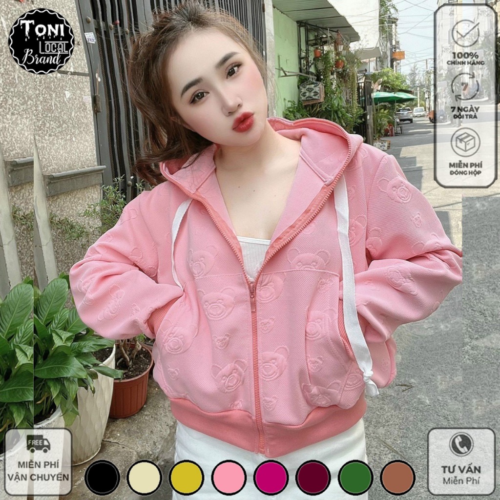 Áo Hoodie Xốp Dập Nổi có 2 túi trong và tay xỏ ngón chống nắng giữ ấm form rộng Unisex (HD1000X - Kèm Video Ảnh Thật)