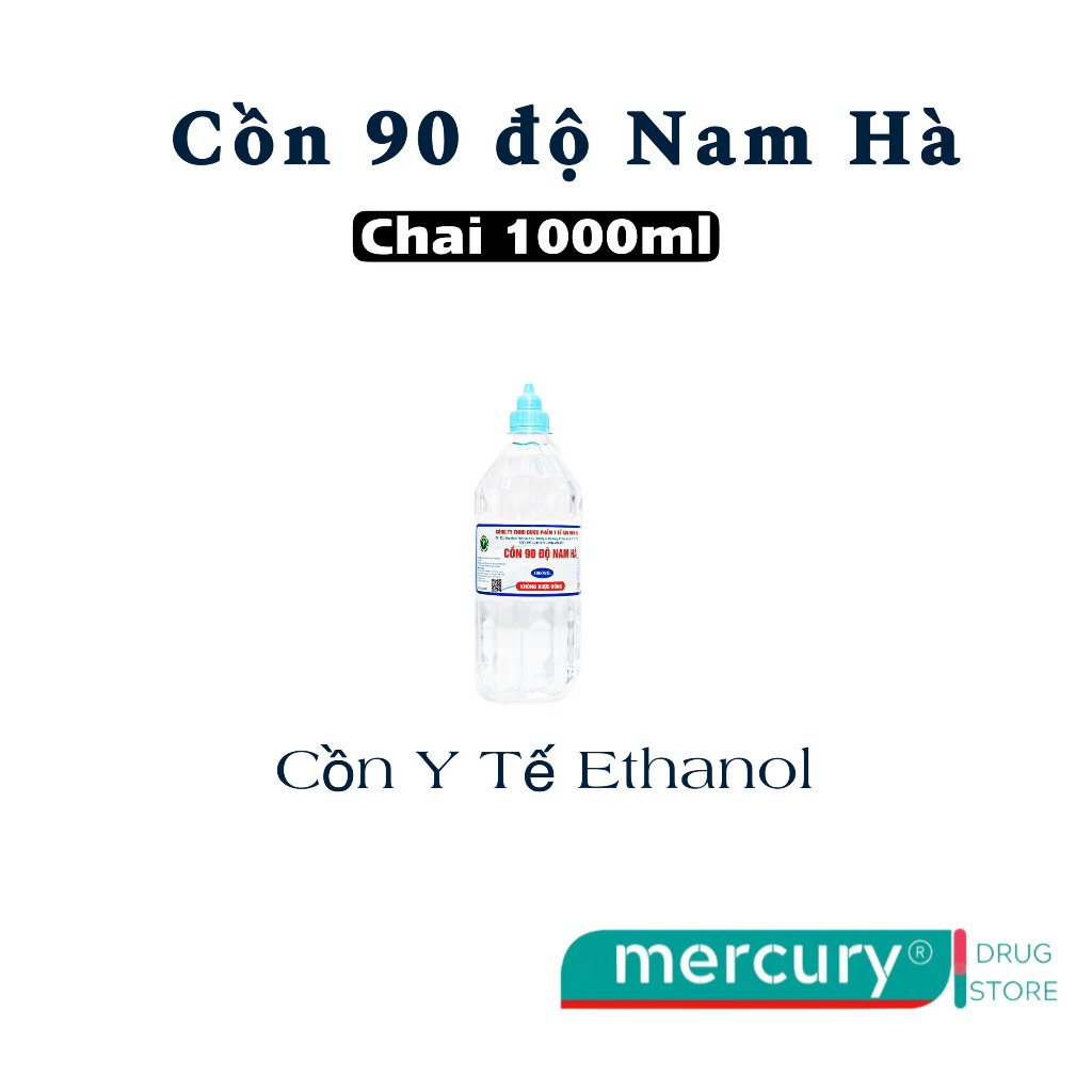 Cồn Y Tế 90 độ  Nam Hà 1000ml