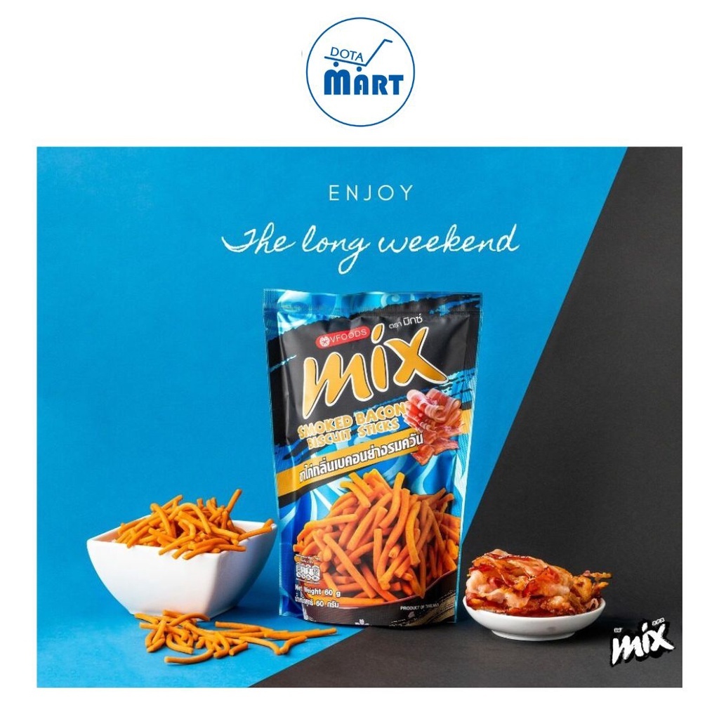 Bim mix cay thái lan gói to 60gr