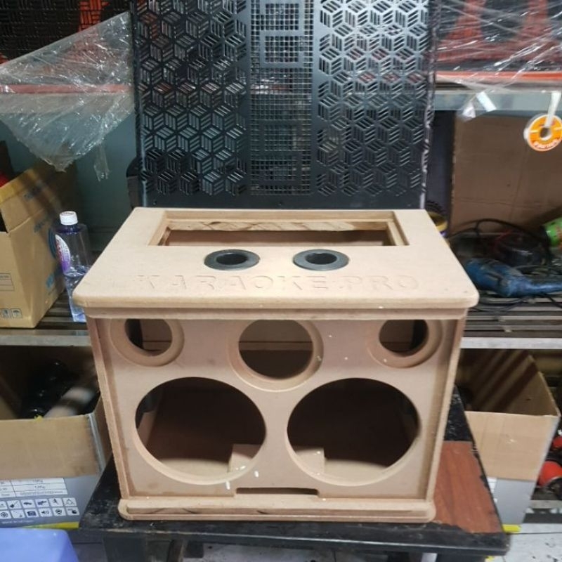 Vỏ thùng loa thô 2 bass 20 đôi mạch 15×35