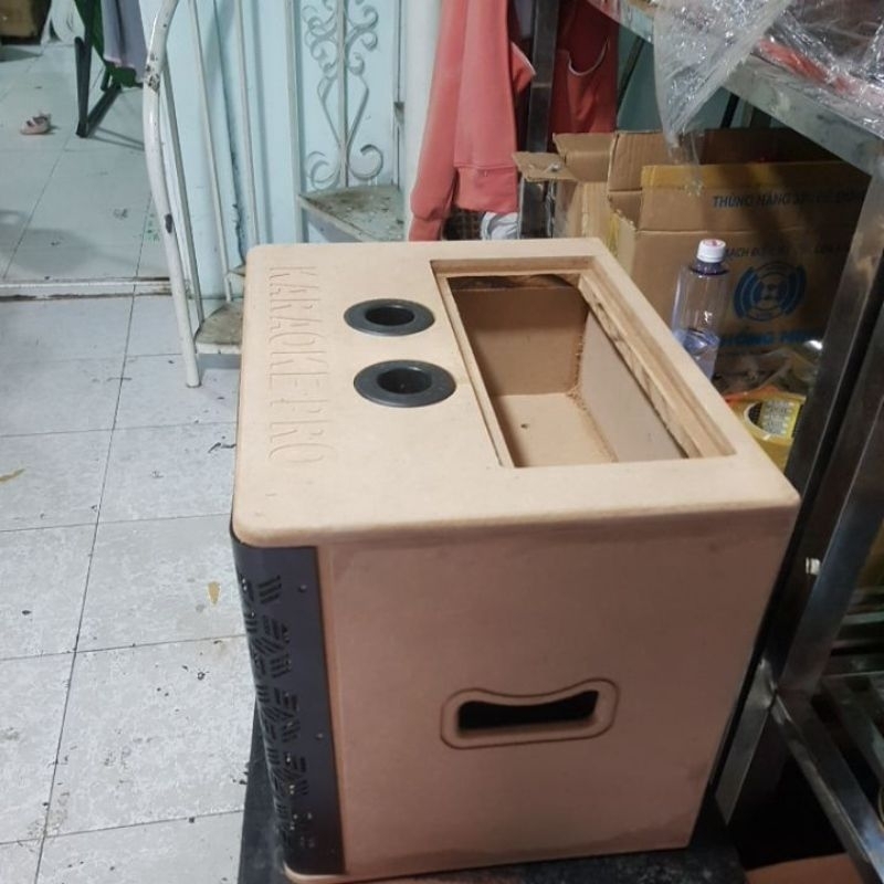 Vỏ thùng loa thô 2 bass 20 đôi mạch 15×35