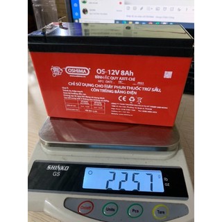 Acquy bình xịt điện dùng cho máy phun/xit thuoc . 12v - 8ah