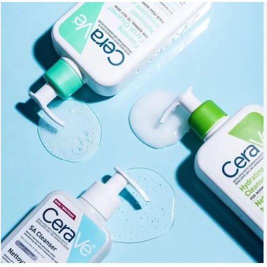 Sữa rửa mặt Cerave Foaming cho da dầu mụn 473ML