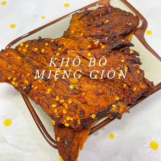 💫 KHÔ BÒ MIẾNG GIÒN - MIẾNG GIÒN MỎNG - Đóng vỉ 250g và 500g