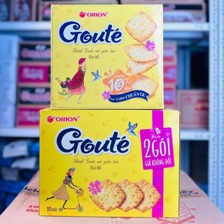 Bánh quy mè gouté - hộp 8 gói 36g shop bố ớt