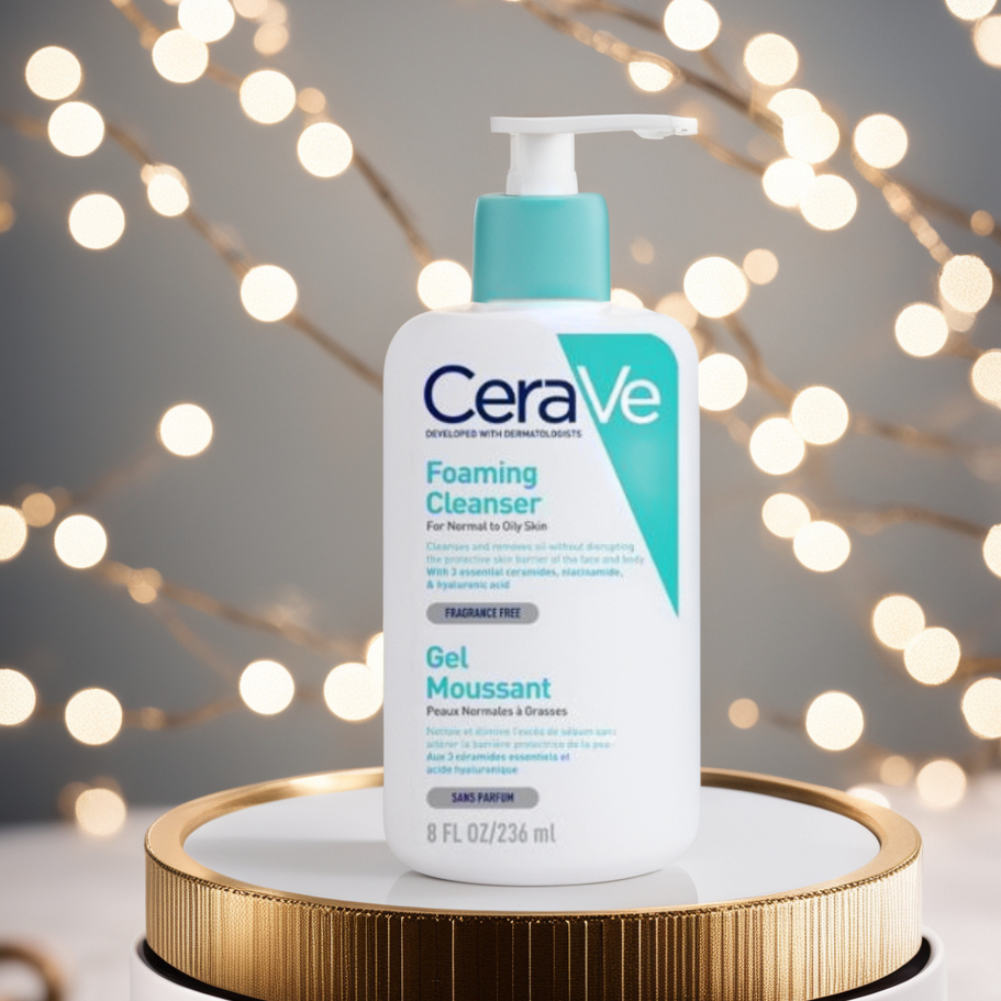 Sữa rửa mặt Cerave Foaming cho da dầu mụn 473ML