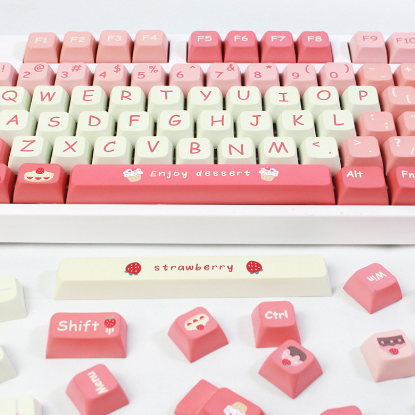 Keycap cao cấp Enjoy Dessert, chất liệu PBT, profile XDA chiều cao 9.5mm