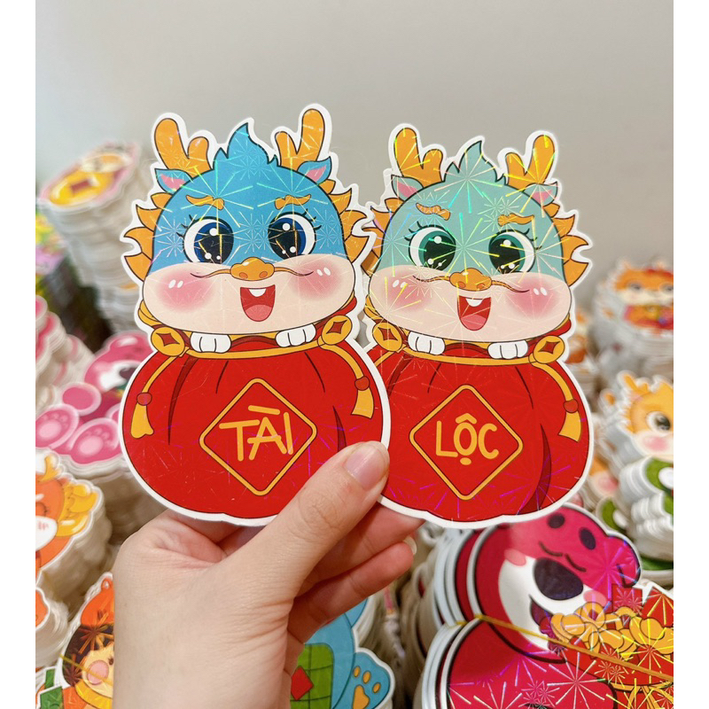 HOT BAO LÌ XÌ CHIBI mẫu mới 2024 loại 1