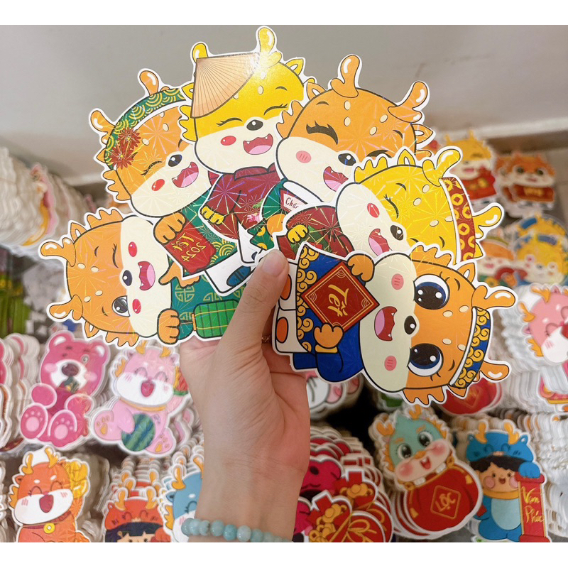 HOT BAO LÌ XÌ CHIBI mẫu mới 2024 loại 1