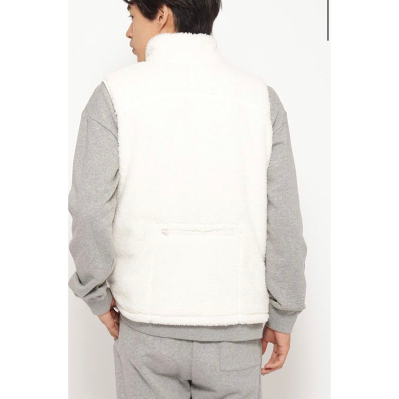 Áo gile lông cừu Unisex xuất Nhật dư xịn