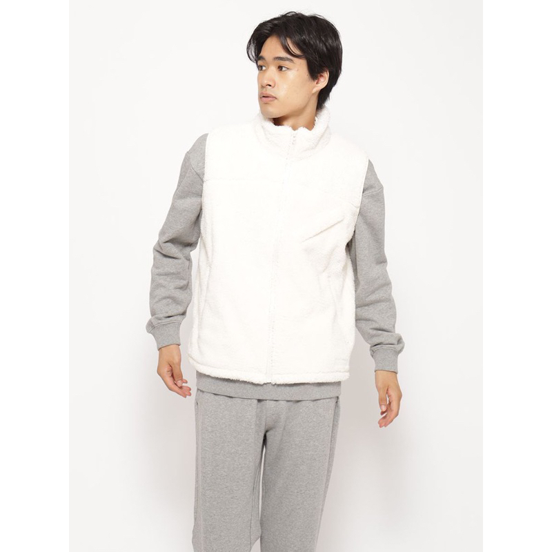 Áo gile lông cừu Unisex xuất Nhật dư xịn