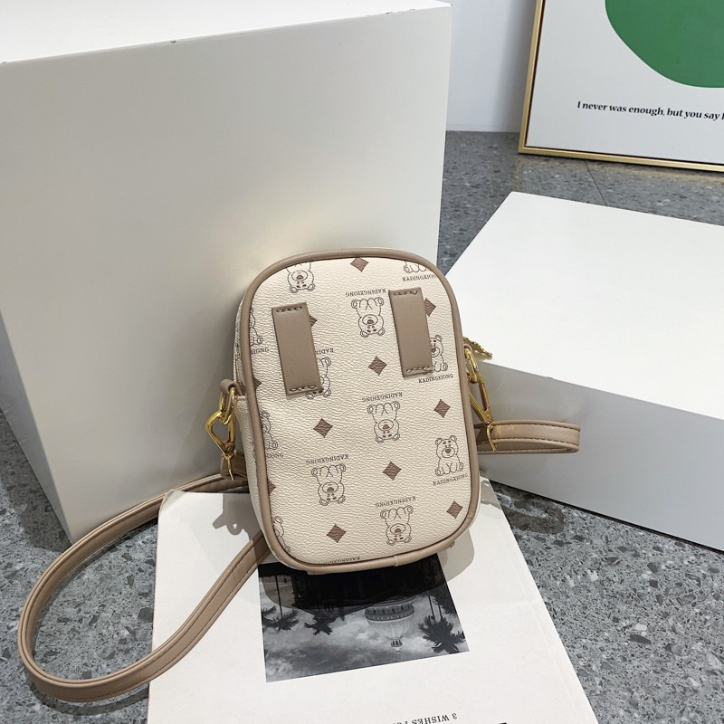 Túi Đeo chéo điện thoại nam nữ hình gấu chính hãng Kadingxiong loại đẹp