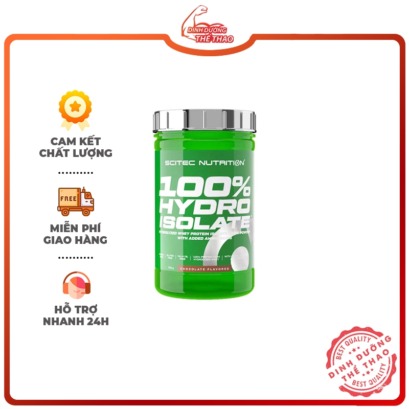 WHEY HYDRO ISOLATE SCITEC NUTRITION Whey Bổ Sung Nguồn Protein Cao Cấp, Tinh Khiết - CHÍNH HÃNG 100%