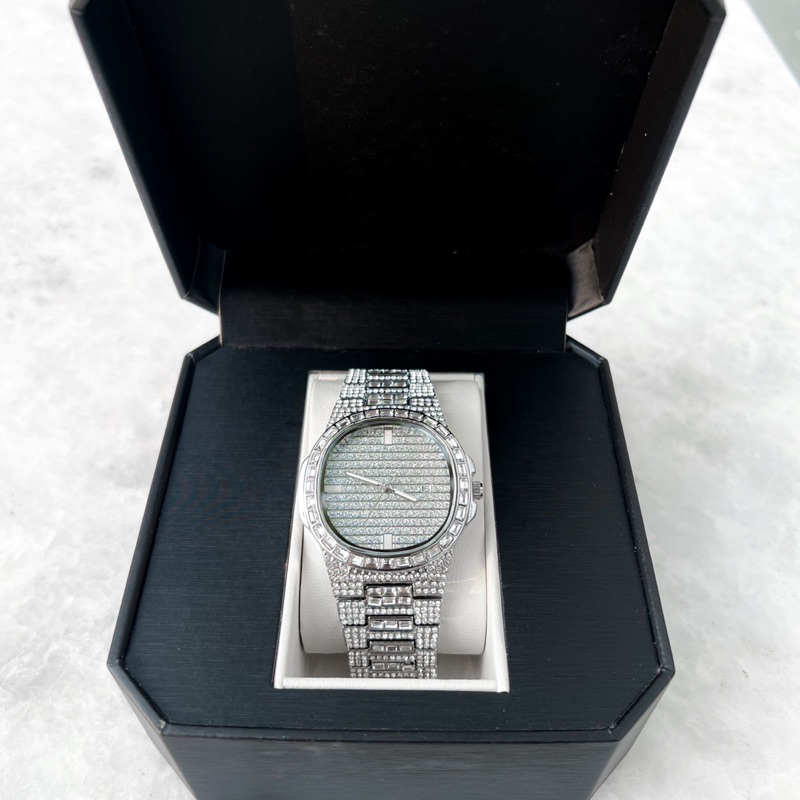 Đồng hồ pintime viền đá basic - PT03