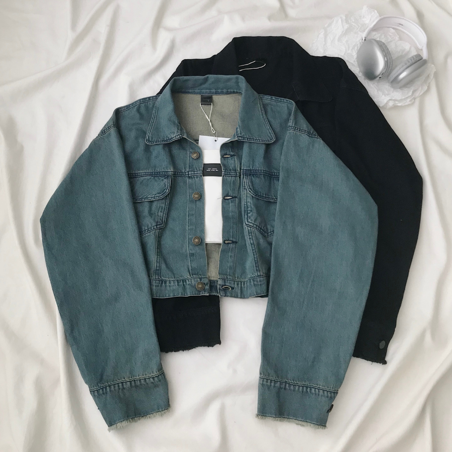 Áo khoác jean nữ dáng croptop TARE 10640 - Jemcloset