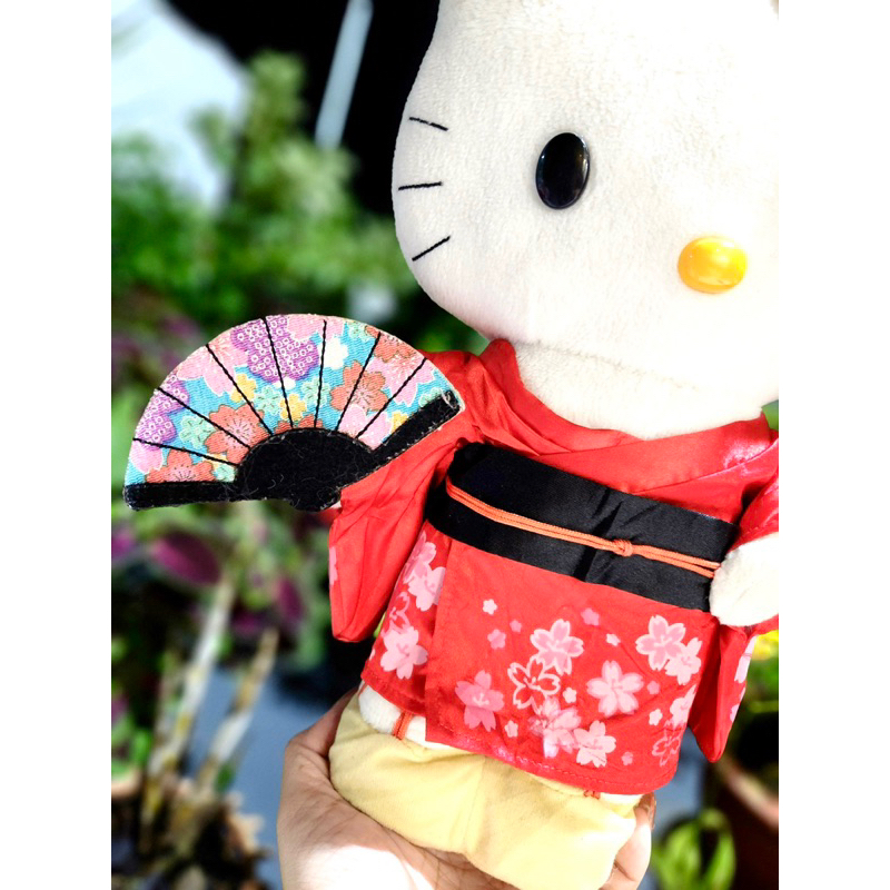 Gấu bông kitty mặc kimono siêu xinh
