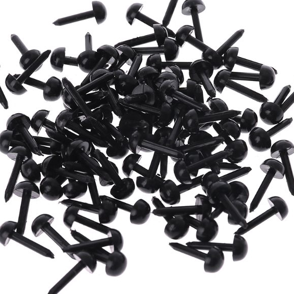 Chọc mắt gấu size 3/4/5/6 mm cho thú bông