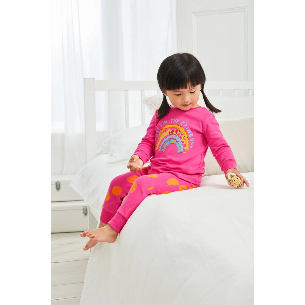 Sét 3 bộ pijma Nex.t ấm đẹp bé gái size 7-8Y