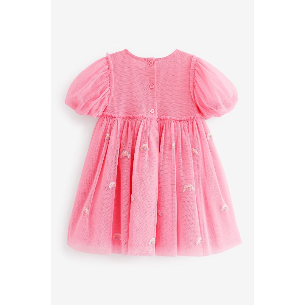 Đầm tiệc Ne.xt thêu họa tiết, bồng bềnh cho bé gái size 2-3Y
