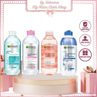 Nước Tẩy Trang Micellar Garnier Hồng/ Vàng/ Xanh Skinactive Cleansing Water