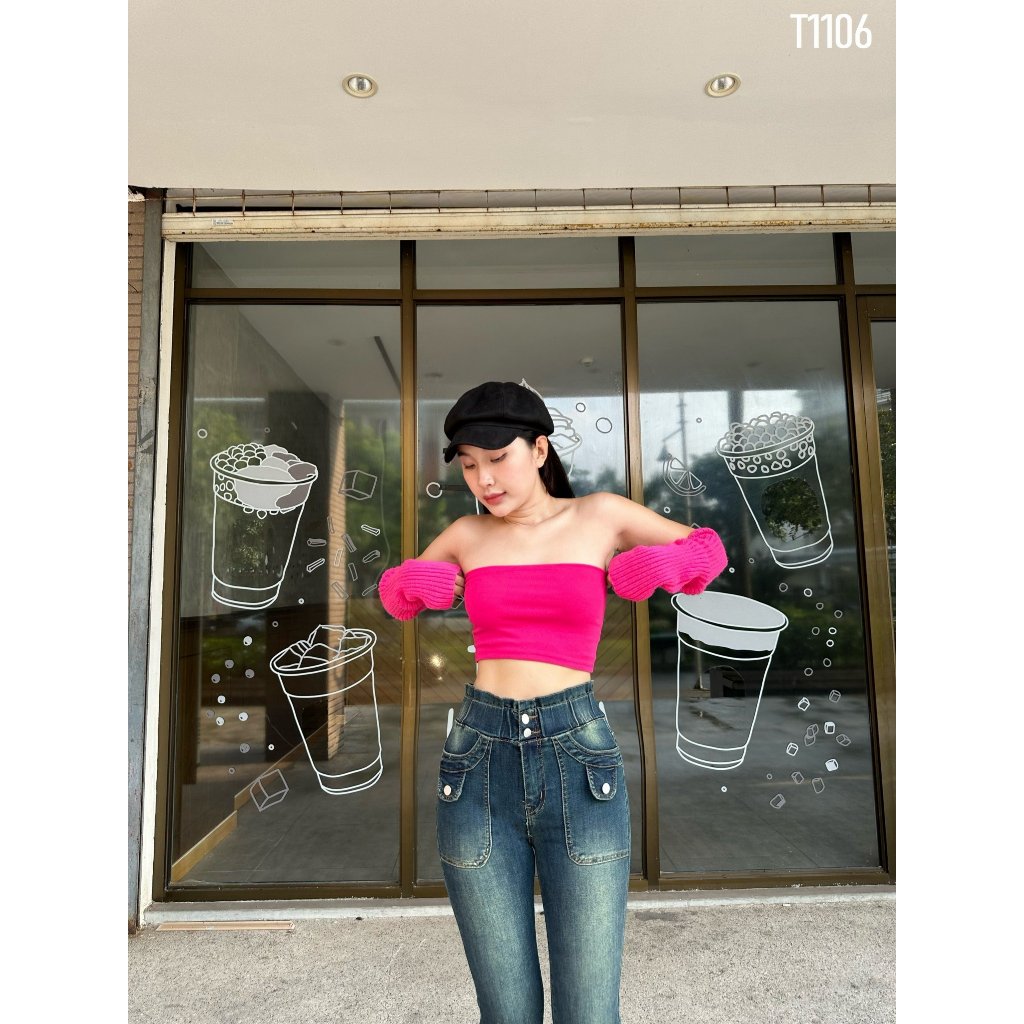 Quần jeans nữ ôm lưng cao