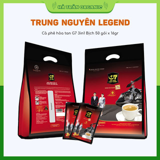 Cà phê hòa tan g7 3in1 - trung nguyên legend - bịch 50 gói x 16gr