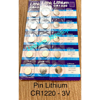 Pin lithium cr1220-3v - pin cmos - cr 1220-3v- 2 dây